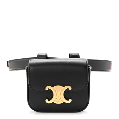 Celine Shiny Calfskin Mini Claude Belt Bag 75 30 Black 1871739 – FASHIONPHILE
