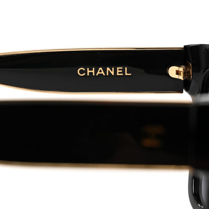 Chanel Acetate CC Cat Eye Sunglasses 5271 Black 5 of 8