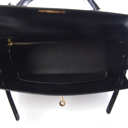 Hermes Box Kelly Sellier 28 Black 9 of 37