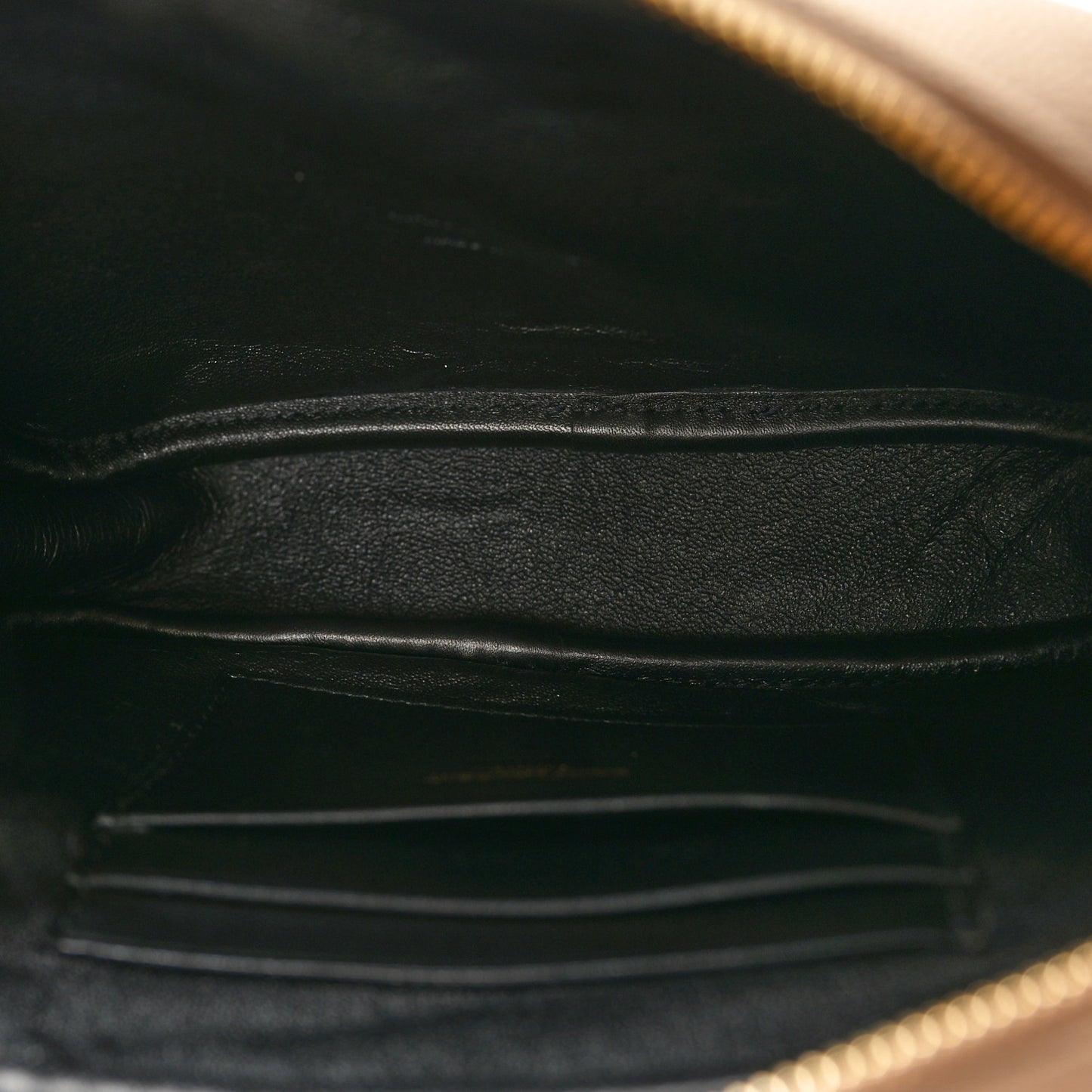 Grain De Poudre Matelasse Monogram Mini Lou Camera Bag Dark Beige