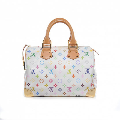 Louis Vuitton Monogram Multicolor Speedy 30 White 4 of 8