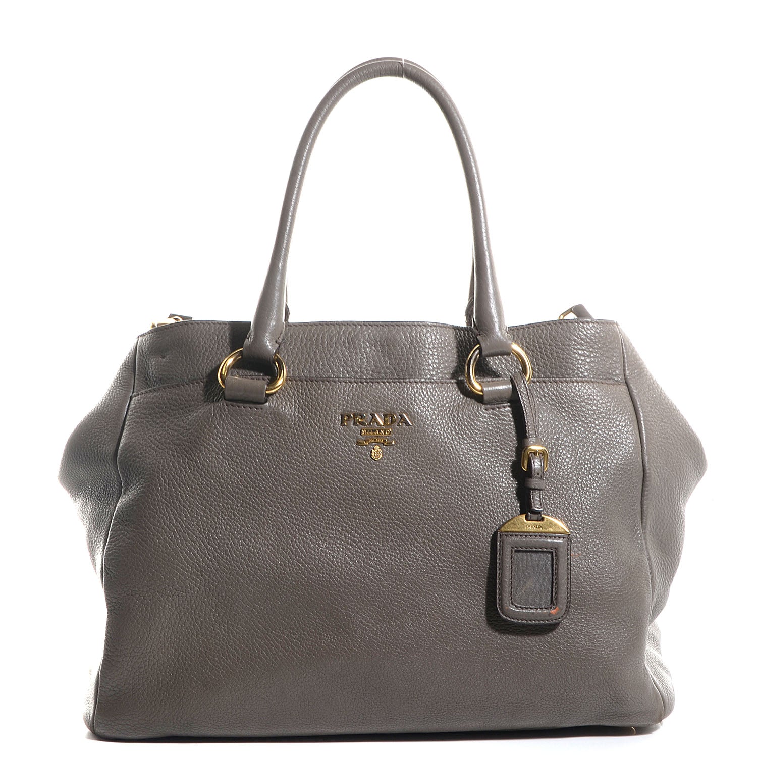 Prada Vitello Daino Shoulder Bag Argilla 1 of 10