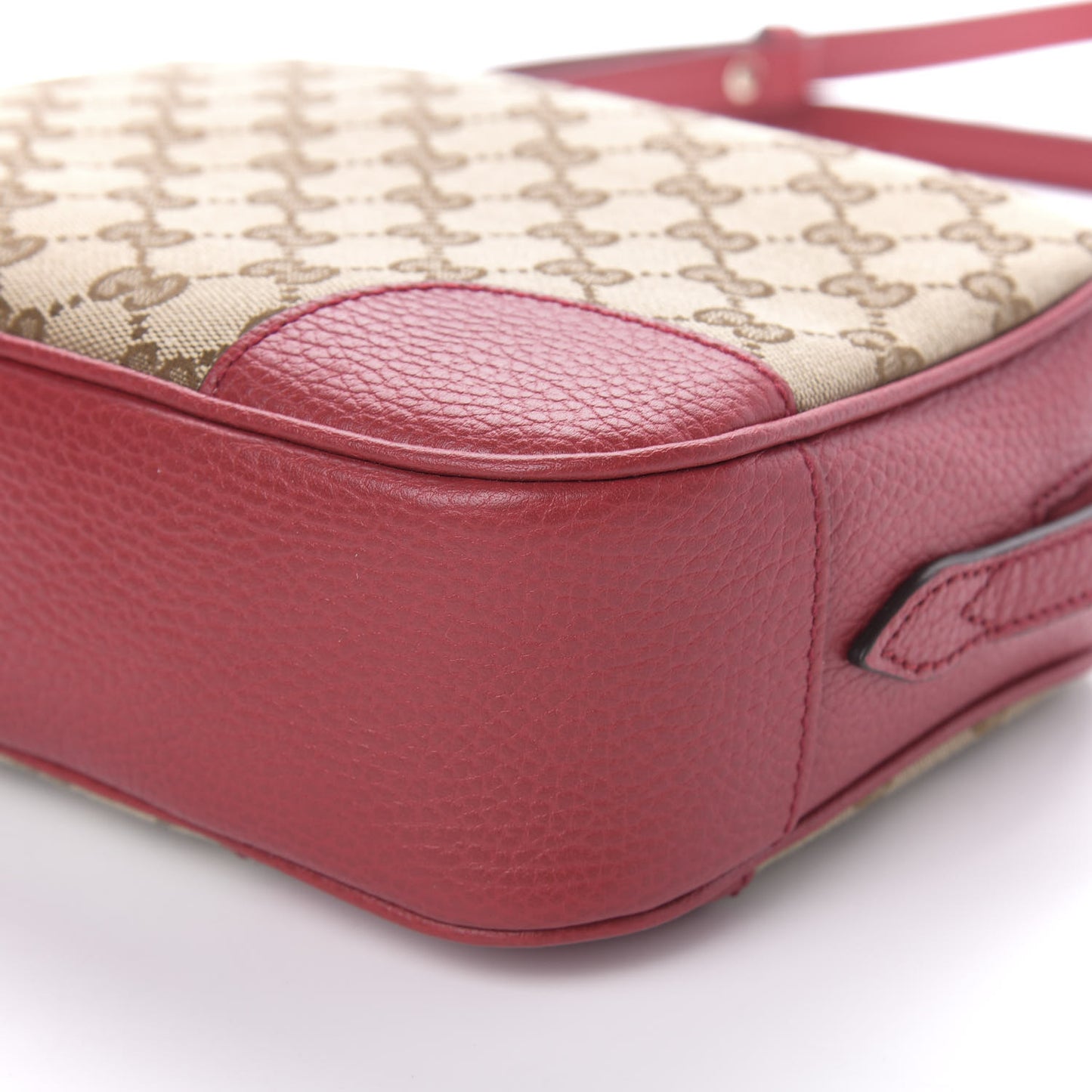 Monogram Mini Bree Messenger Bag Red