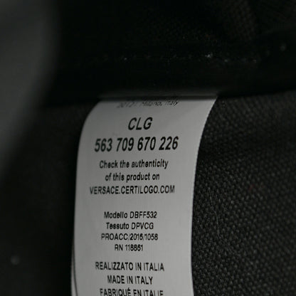 Versace Saffiano Calfskin Medusa Backpack Black 7 of 11