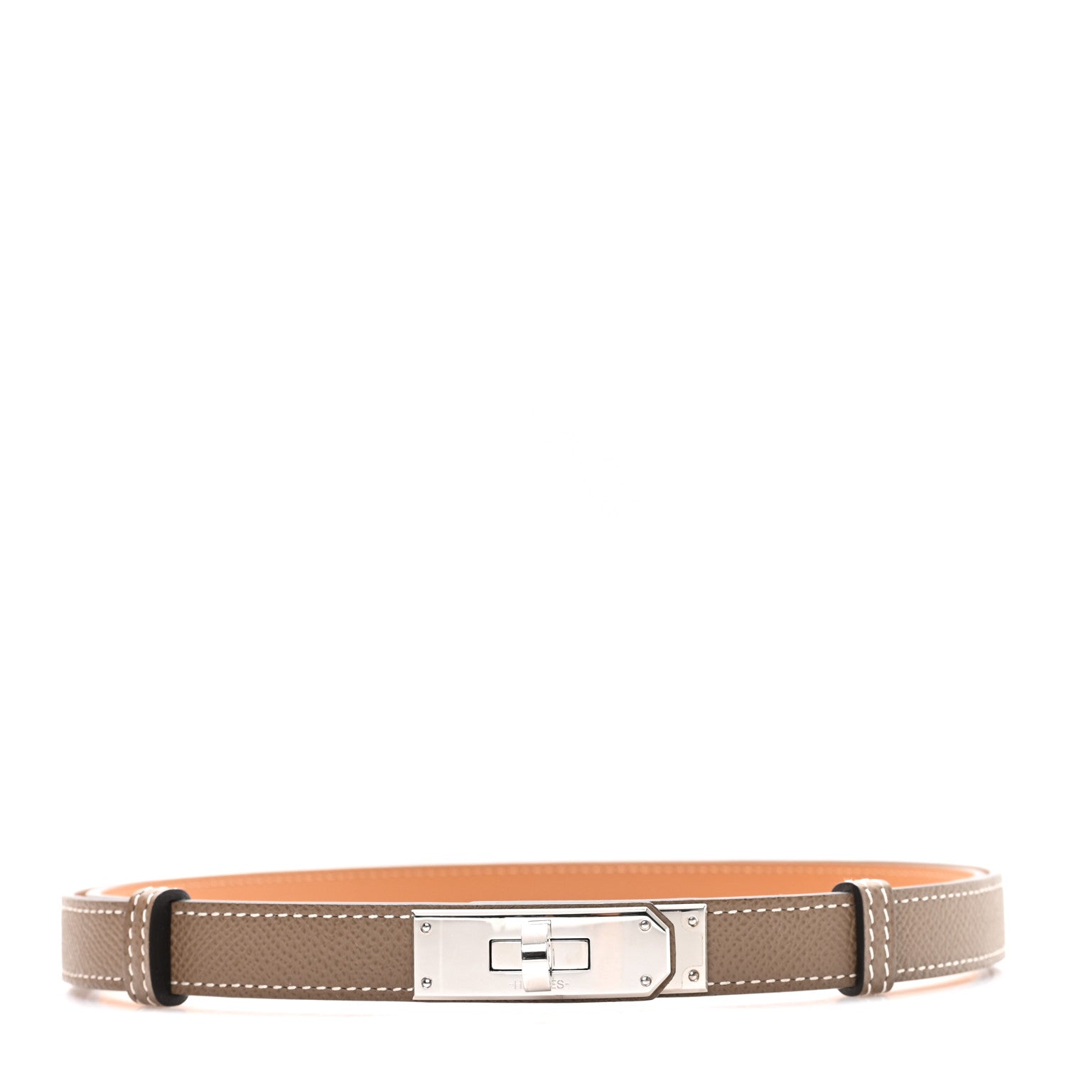 Hermes Epsom Kelly Belt Etoupe 1 of 4