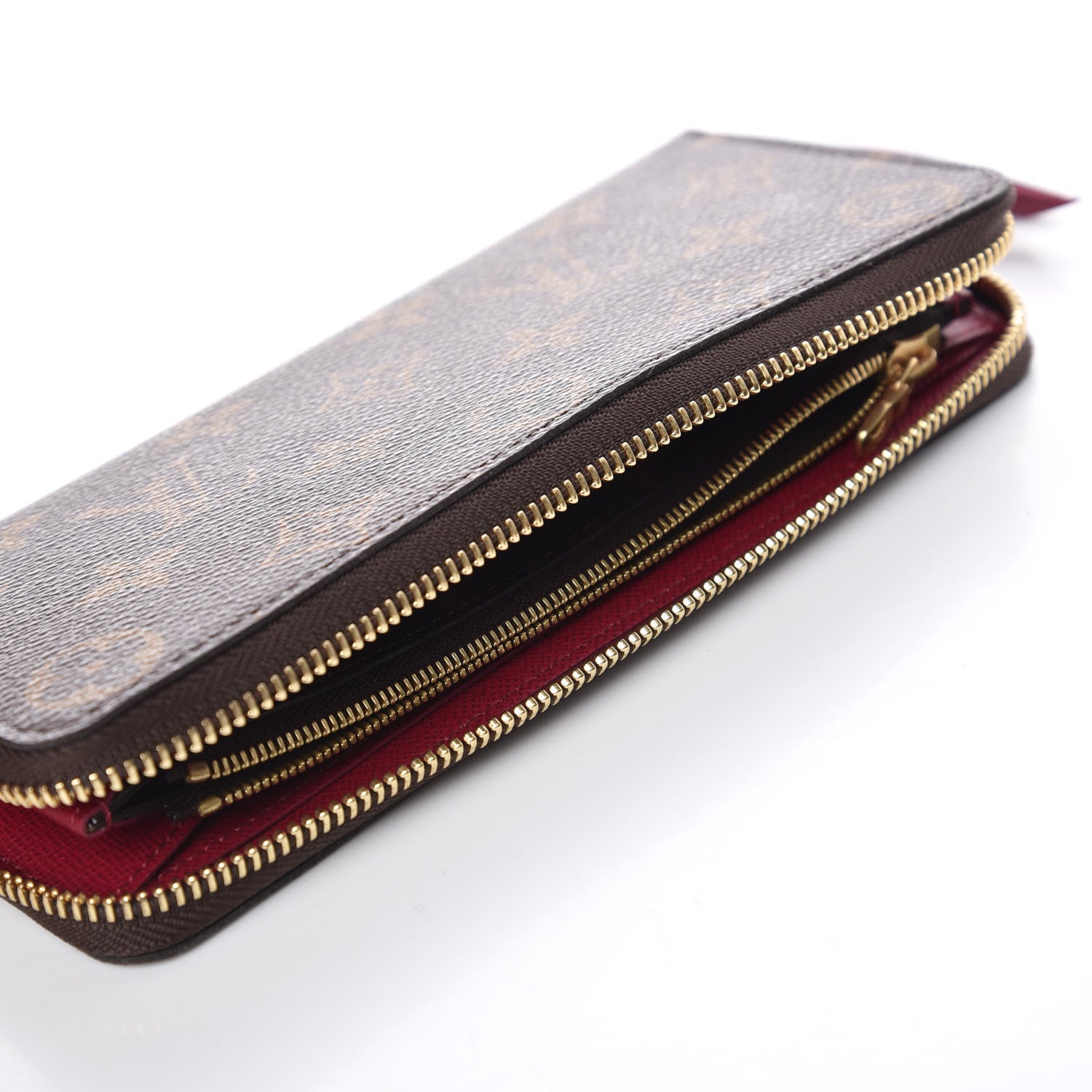 Louis Vuitton Monogram Clemence Wallet Fuchsia 8 of 14