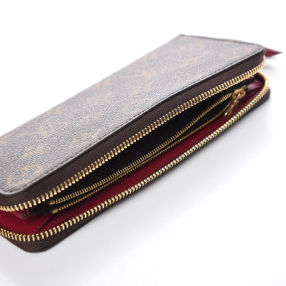 Louis Vuitton Monogram Clemence Wallet Fuchsia 8 of 14