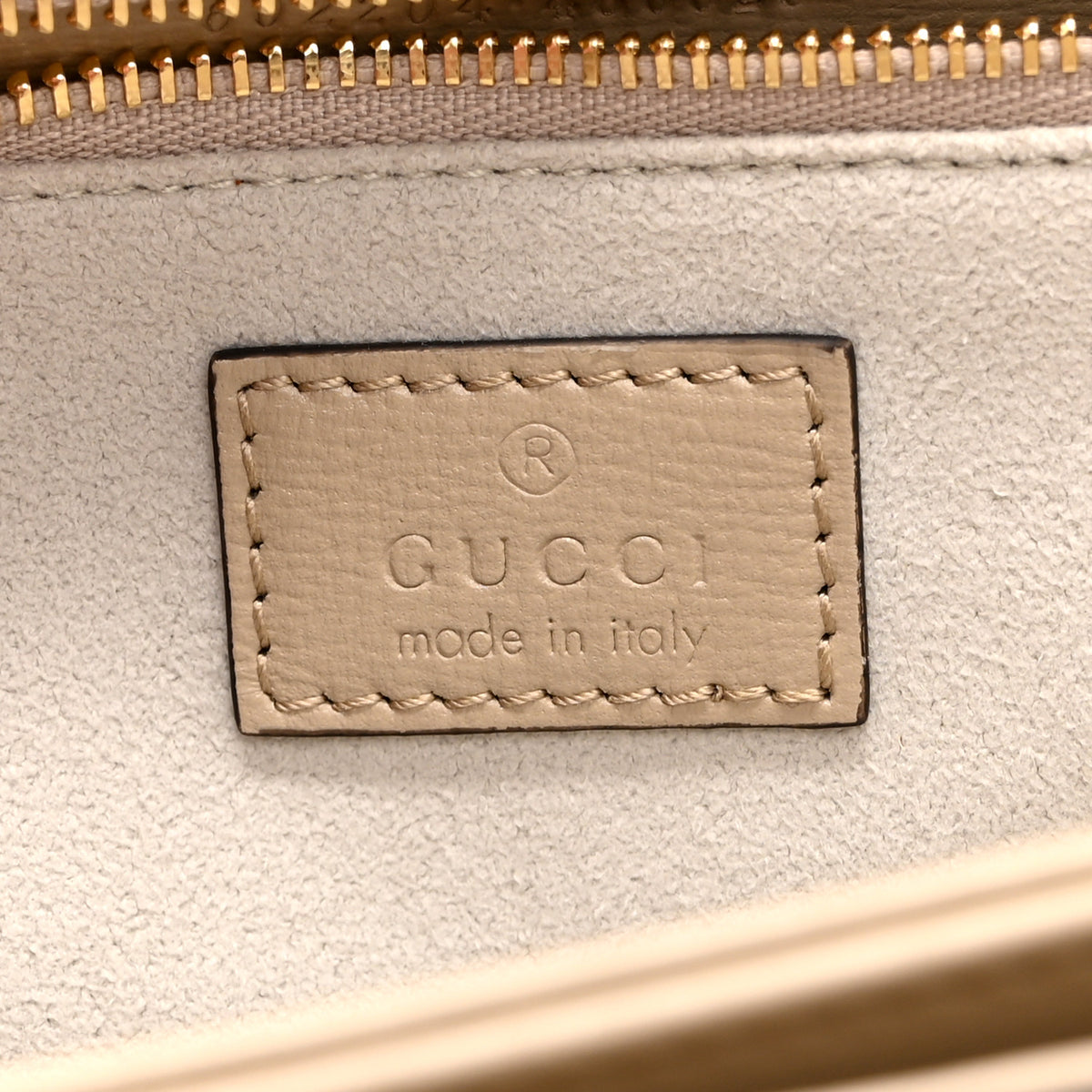 Gucci Azalea Calfskin Horsebit 1955 Shoulder Bag  Oatmeal 6 of 11