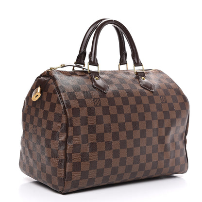 Louis Vuitton Damier Ebene Speedy 30 2 of 12