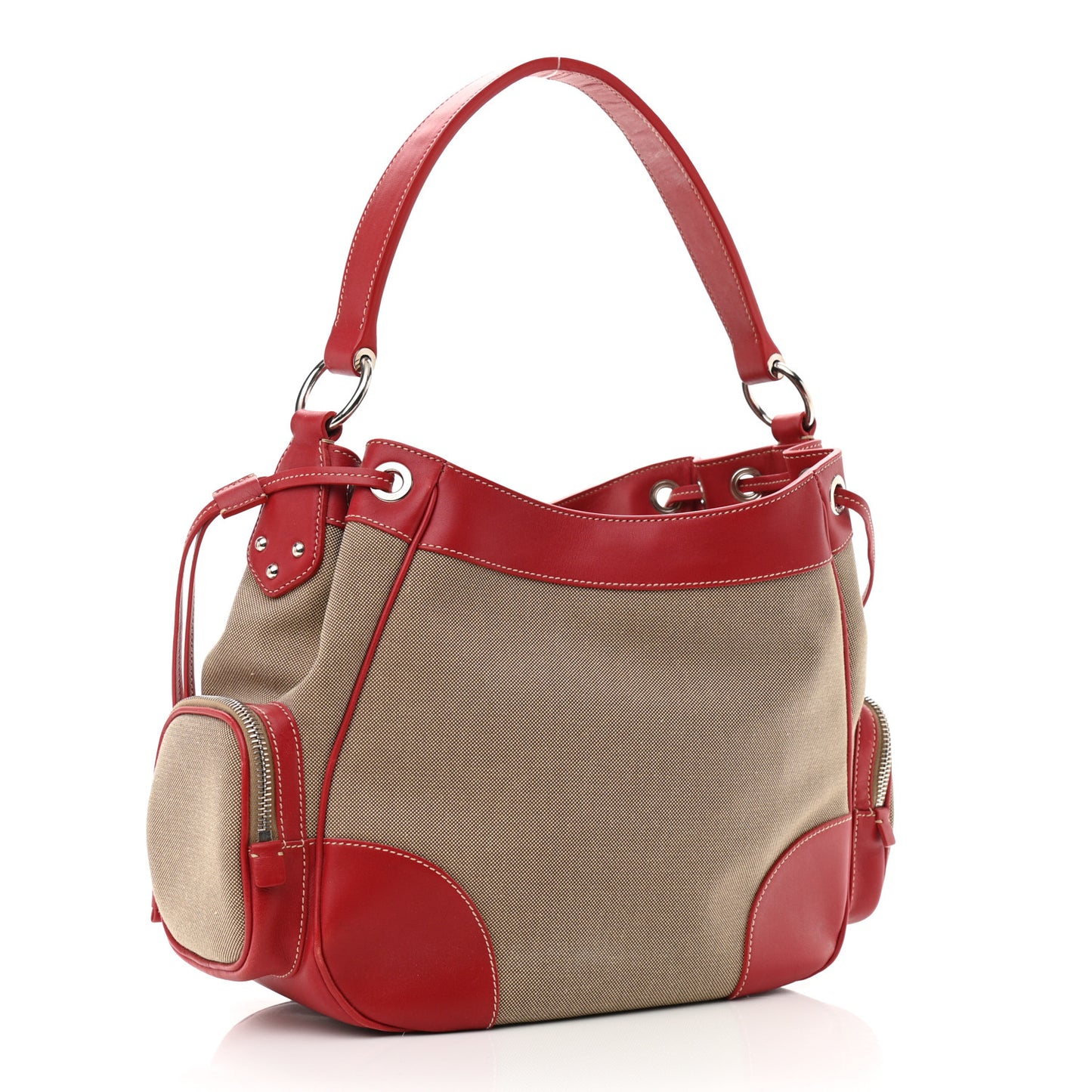 Jacquard Logo Hobo Corda Rosso