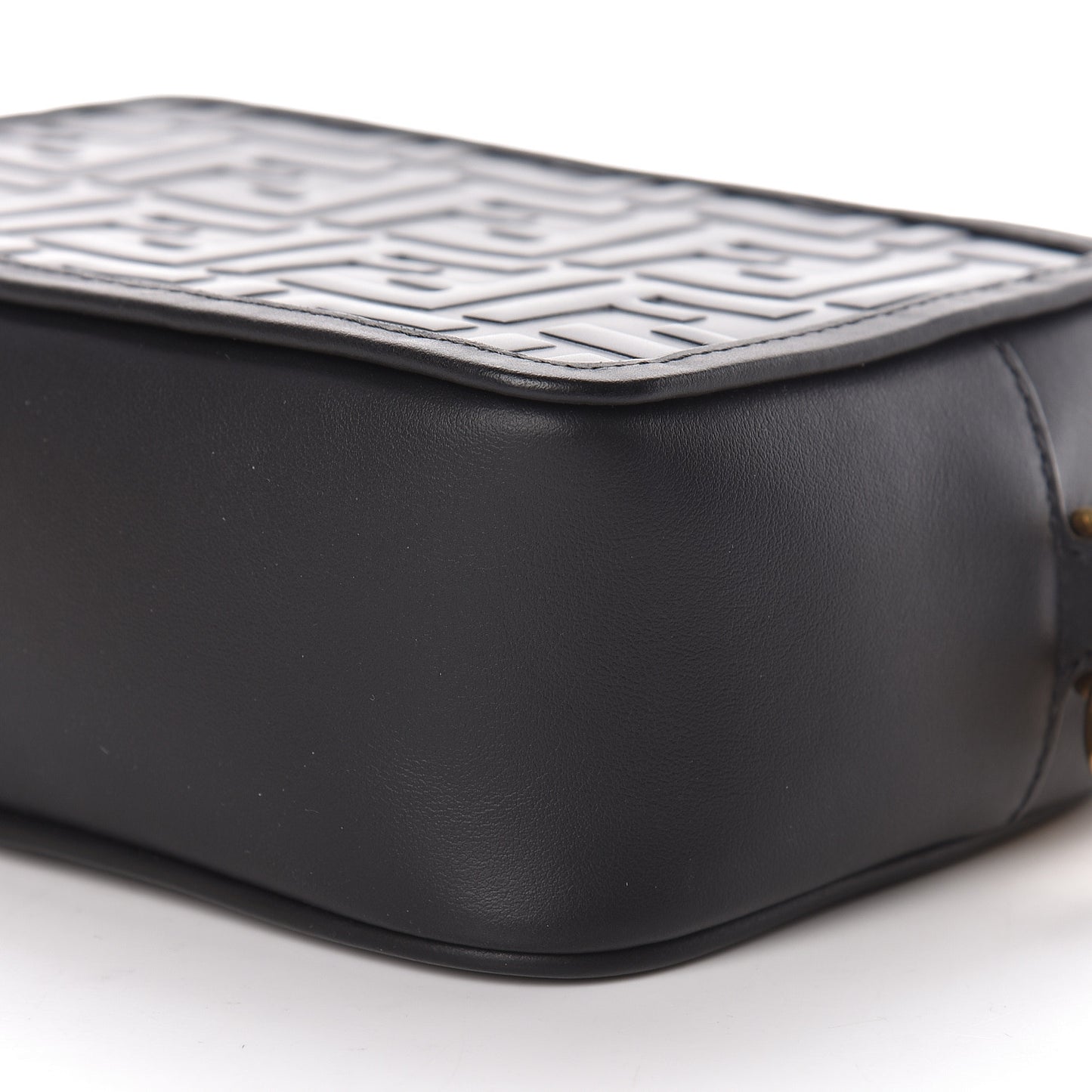 Vitello Century FF 1974 Embossed Mini Camera Case Black