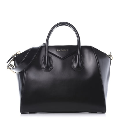 Givenchy Shiny Lord Calfskin Medium Antigona Black 1 of 10