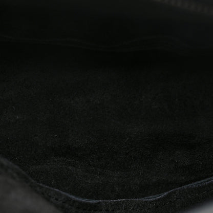 The Row Grained Calfskin Small Slouchy Banana Bag Black 5 of 9