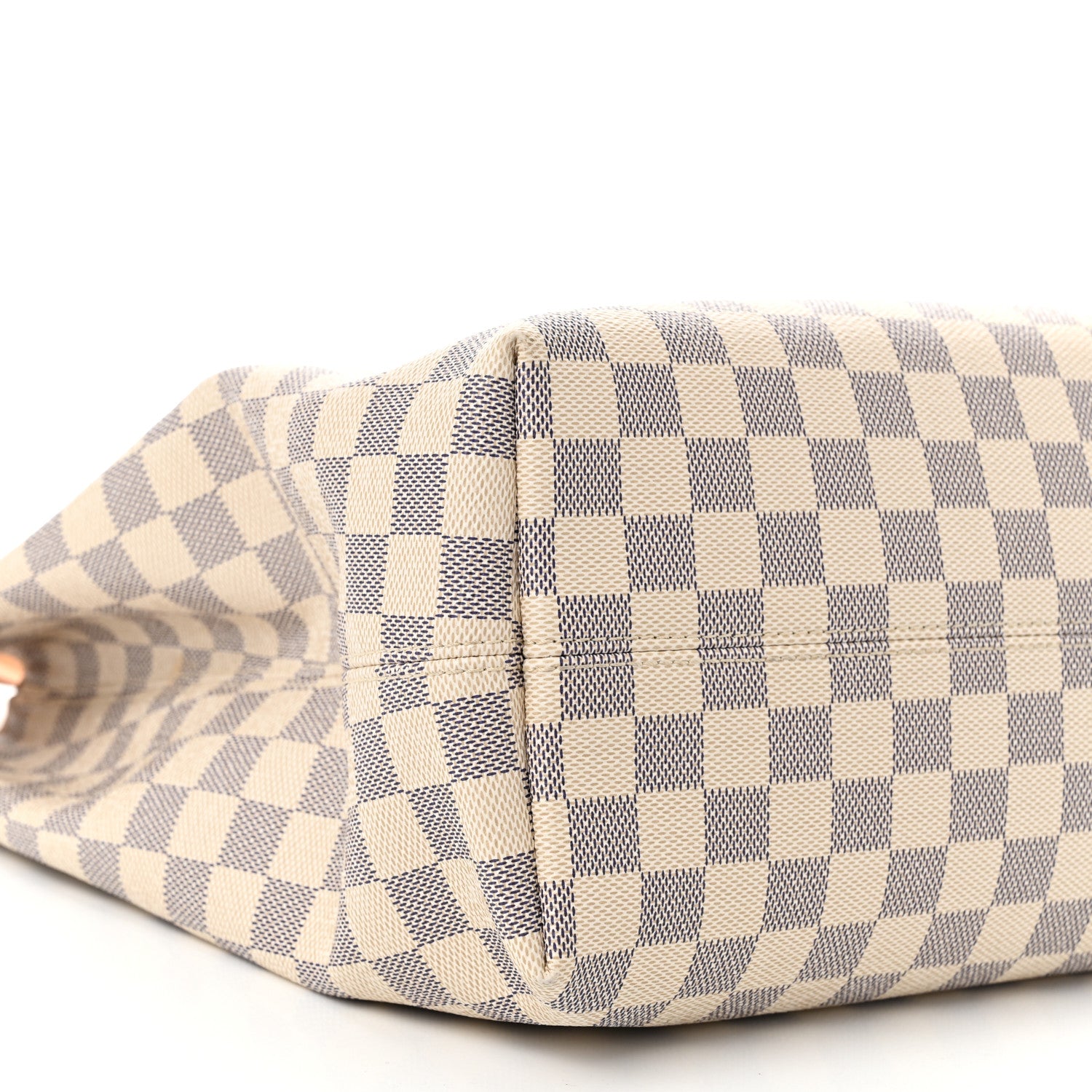 Louis Vuitton Damier Azur Graceful MM Rose Ballerine 8 of 10