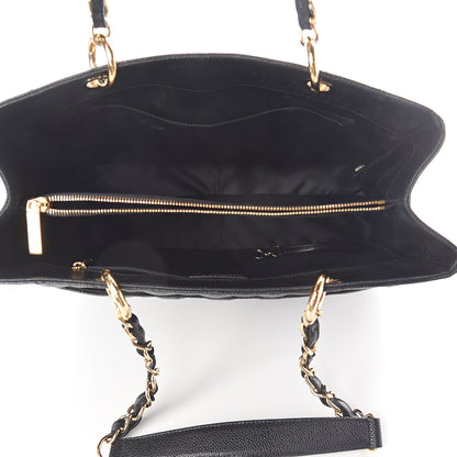 Chanel Caviar Quilted Grand Shopping Tote GST Black 5 of 10