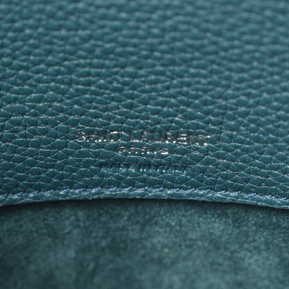 Saint Laurent Grained Calfskin Nano Sac De Jour Souple Teal Green 6 of 10