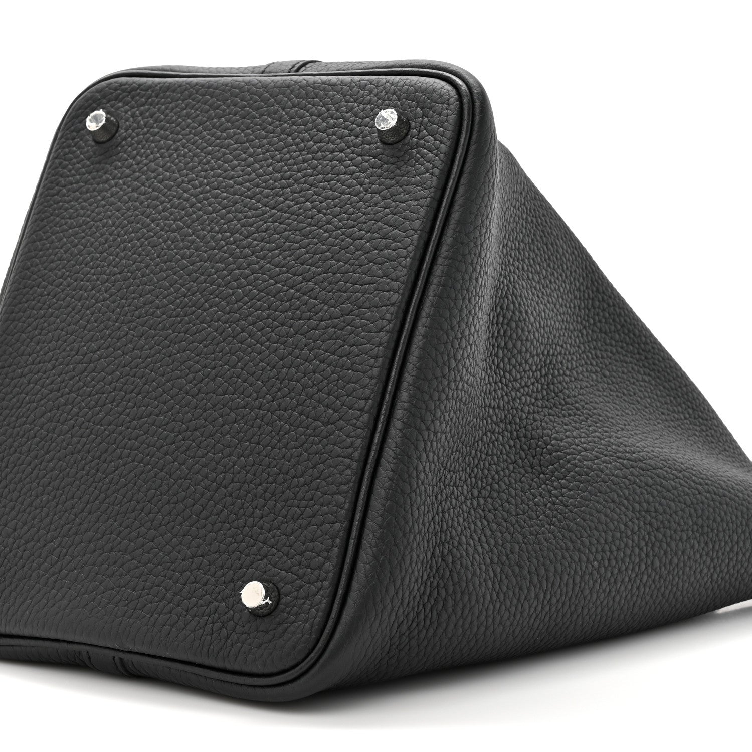 Hermes Taurillon Clemence Picotin Lock 22 MM Black 9 of 10