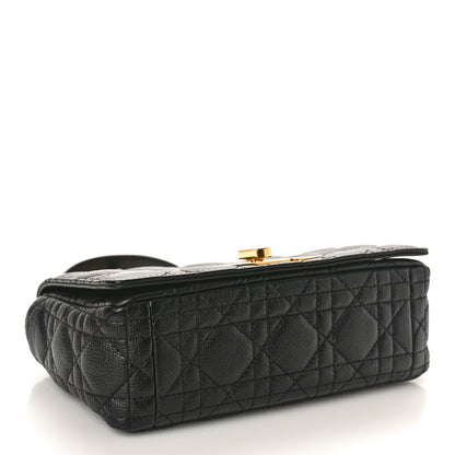 Christian Dior Calfskin Cannage Small Caro Bag Black 4 of 10