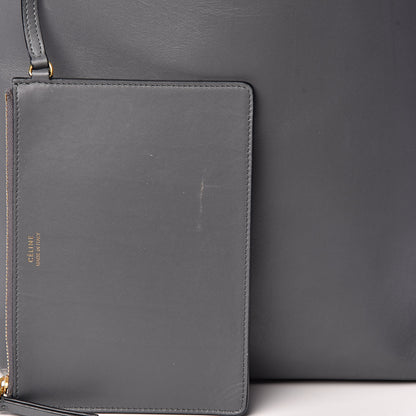 Celine Shiny Smooth Calfskin Small Twisted Cabas Kohl Cloud 12 of 12