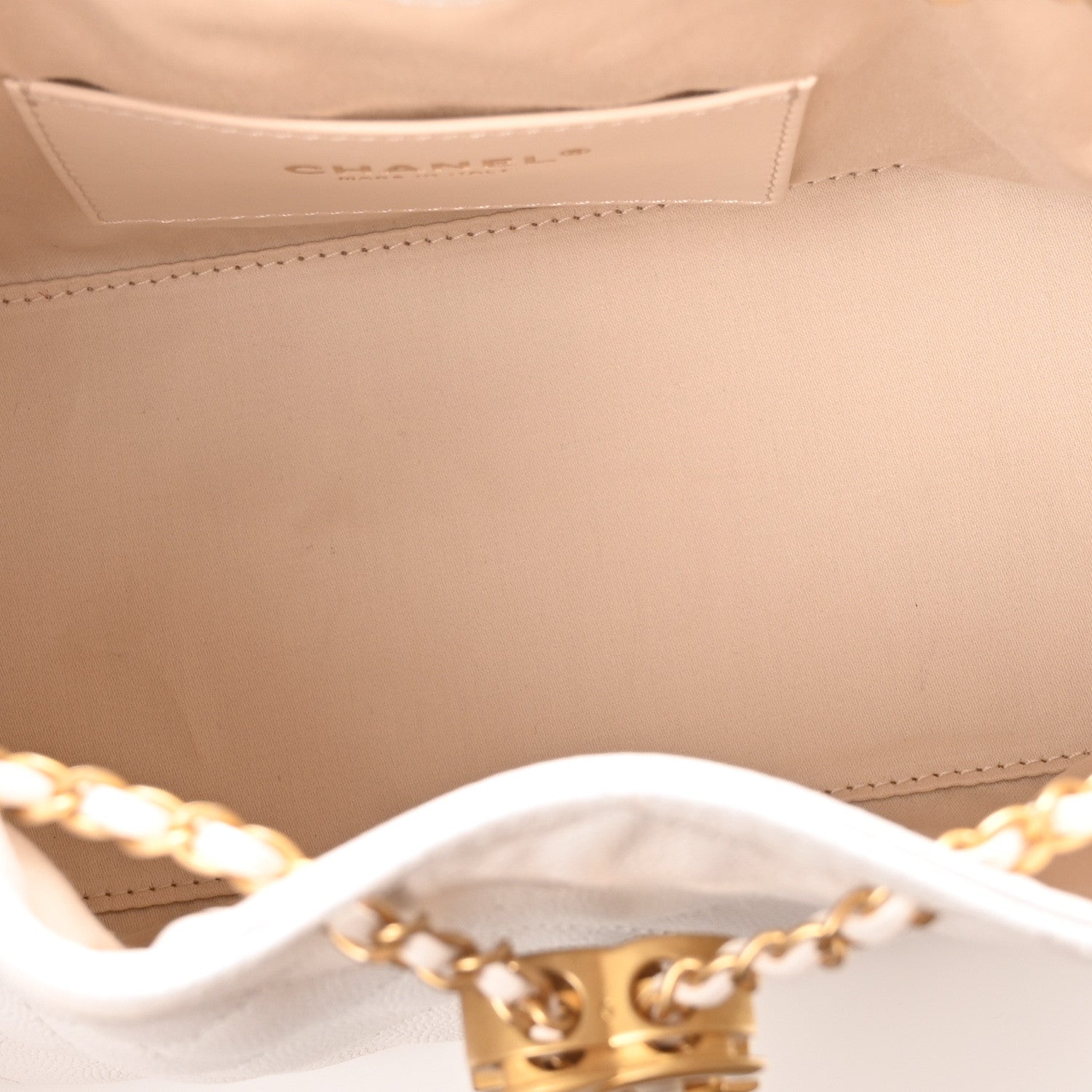 Chanel Caviar Quilted Small Chanel 25 Handbag White 5 of 11