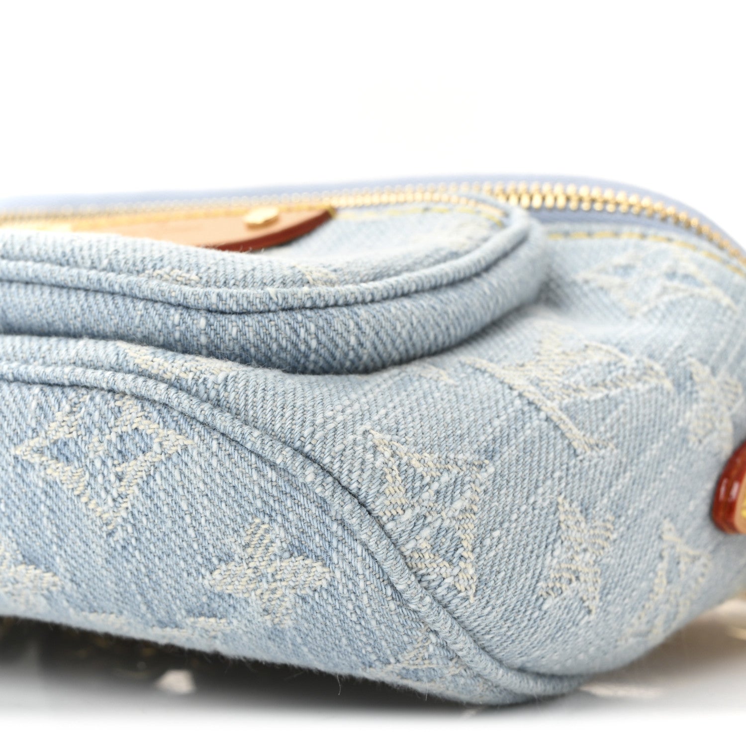 Louis Vuitton Monogram Denim Mini Bumbag Sky Blue 9 of 9
