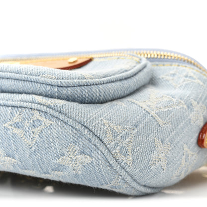 Louis Vuitton Monogram Denim Mini Bumbag Sky Blue 9 of 9