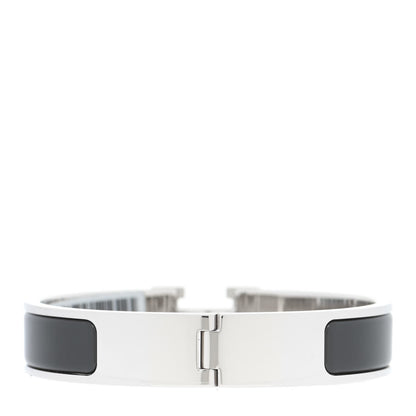 Hermes Enamel Narrow Clic Clac H Bracelet PM Black 3 of 6