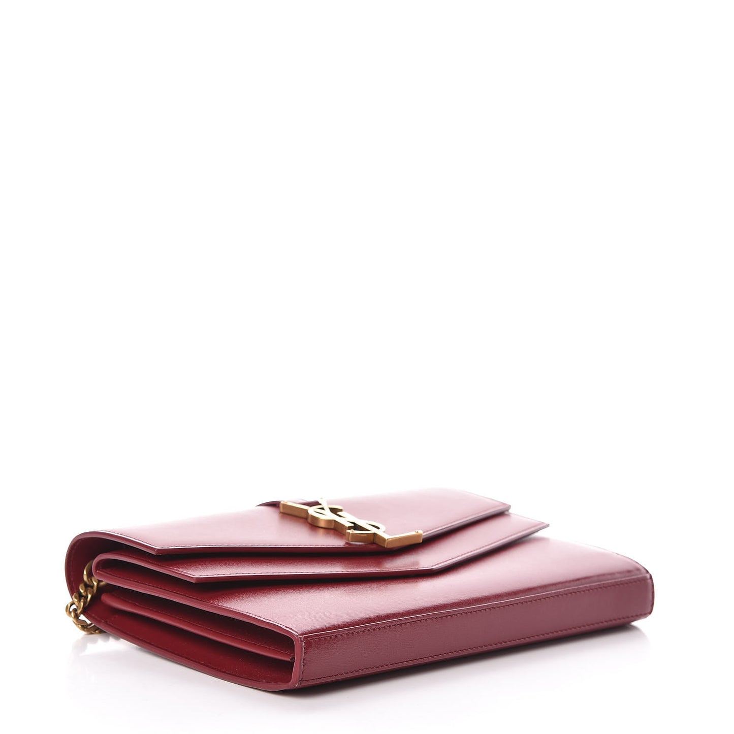 Smooth Calfskin Monogram Sulpice Chain Wallet Amaretto