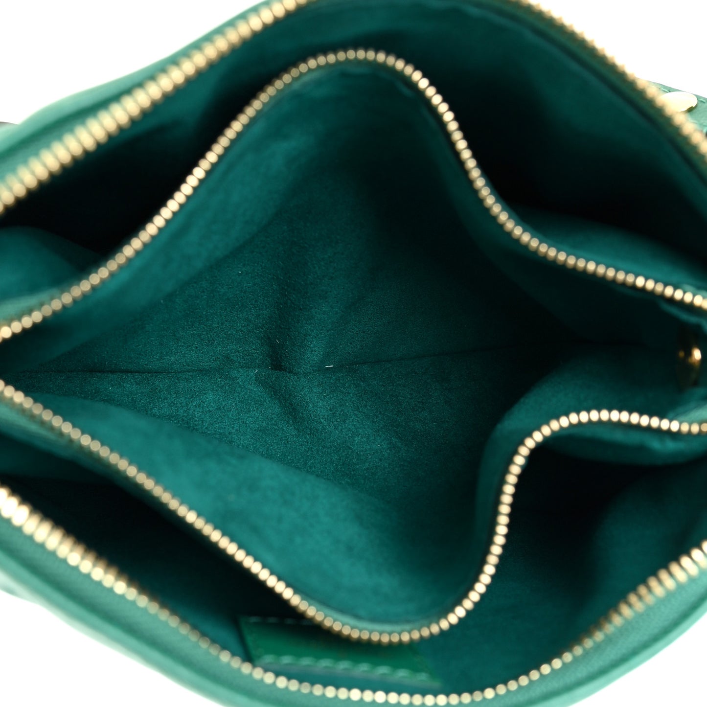 Lambskin Embossed Monogram Coussin BB Emeraude