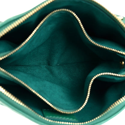 Louis Vuitton Lambskin Embossed Monogram Coussin BB Emeraude 5 of 11