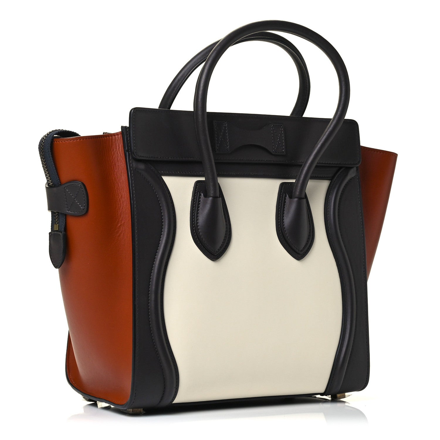 Celine Smooth Calfskin Micro Tri-Color Luggage 2 of 4