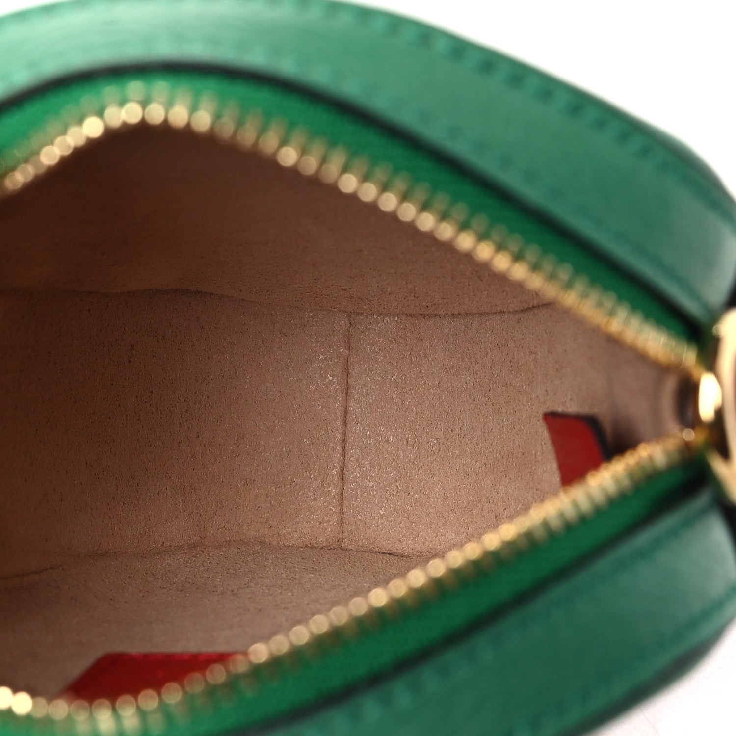 Gucci Textured Dollar Calfskin Retro Interlocking G Fruttini Strawberry Mini Crossbody Lobster Red Black New Acero 4 of 9