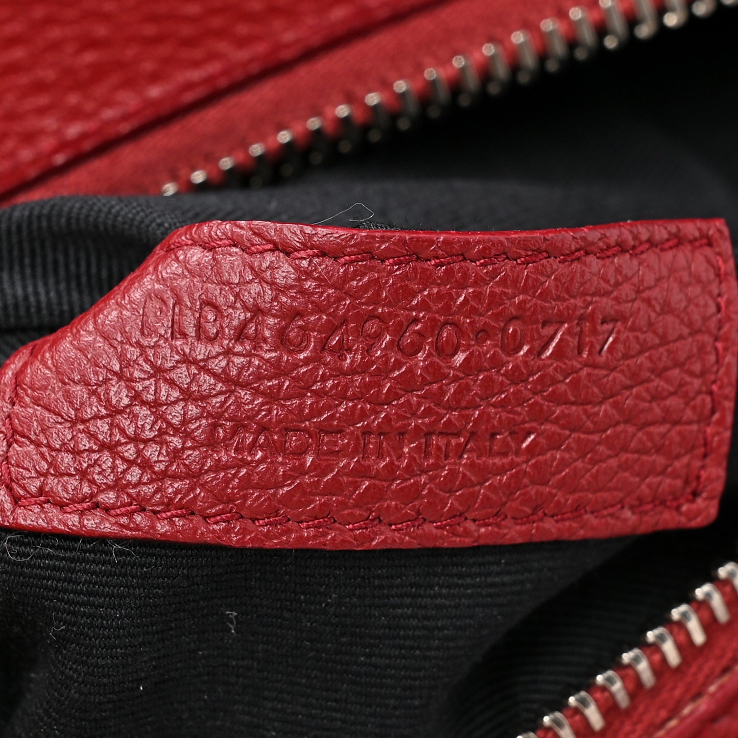 Grained Calfskin Small Supple Sac De Jour Dark Pallisandre