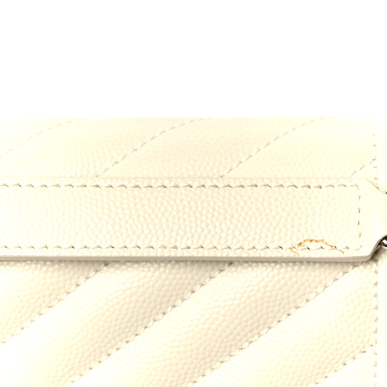 Saint Laurent Grain De Poudre Textured Mixed Matelasse Large Triquilt Monogram Satchel Porcellana 15 of 15