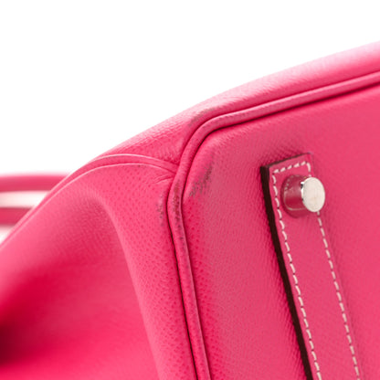Hermes Epsom Birkin 35 Rose Tyrien 11 of 11
