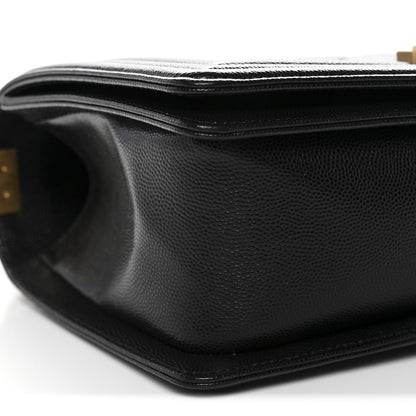 Chanel Caviar Quilted Medium Boy Flap Black 9 of 11