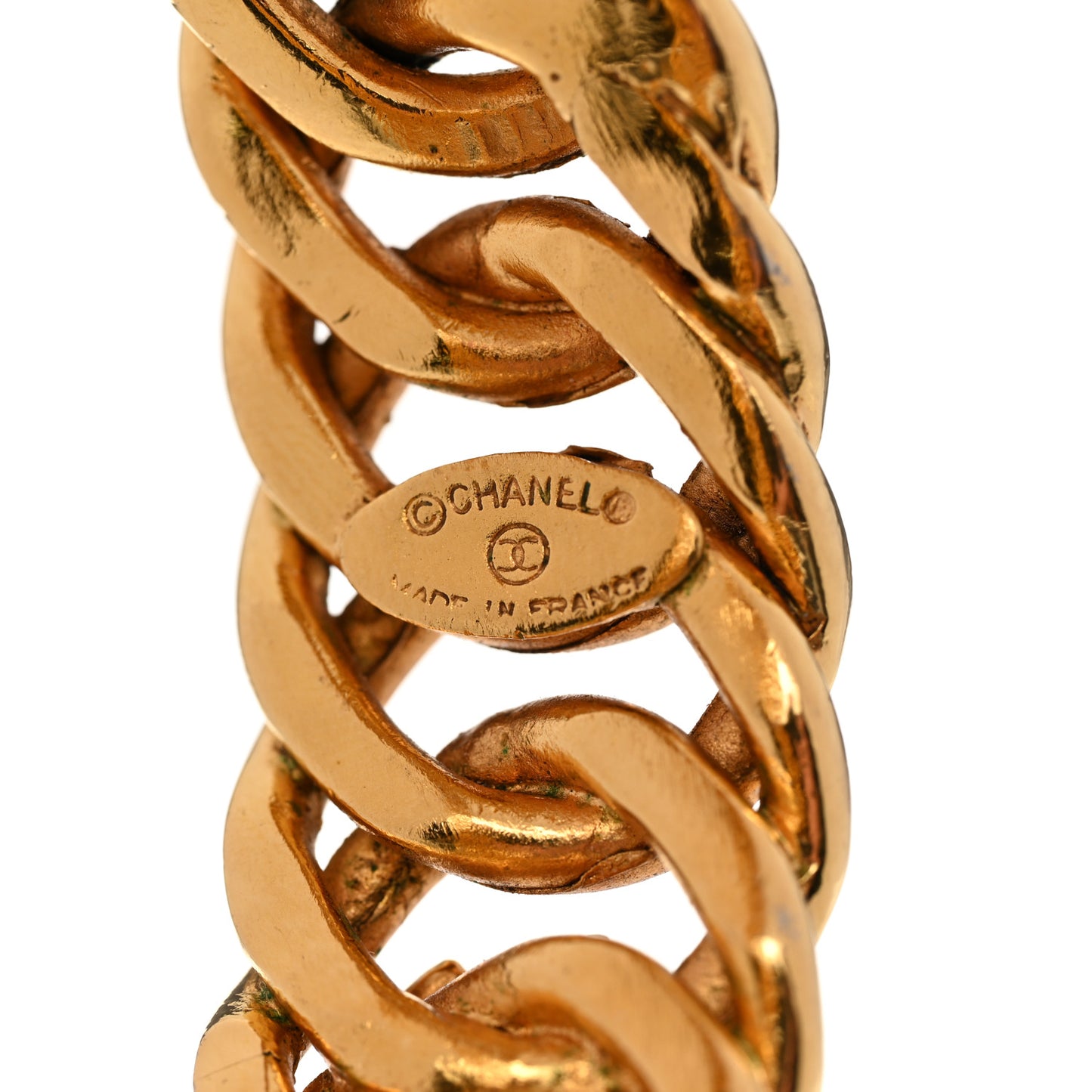 CC Chain Wide Bracelet Gold