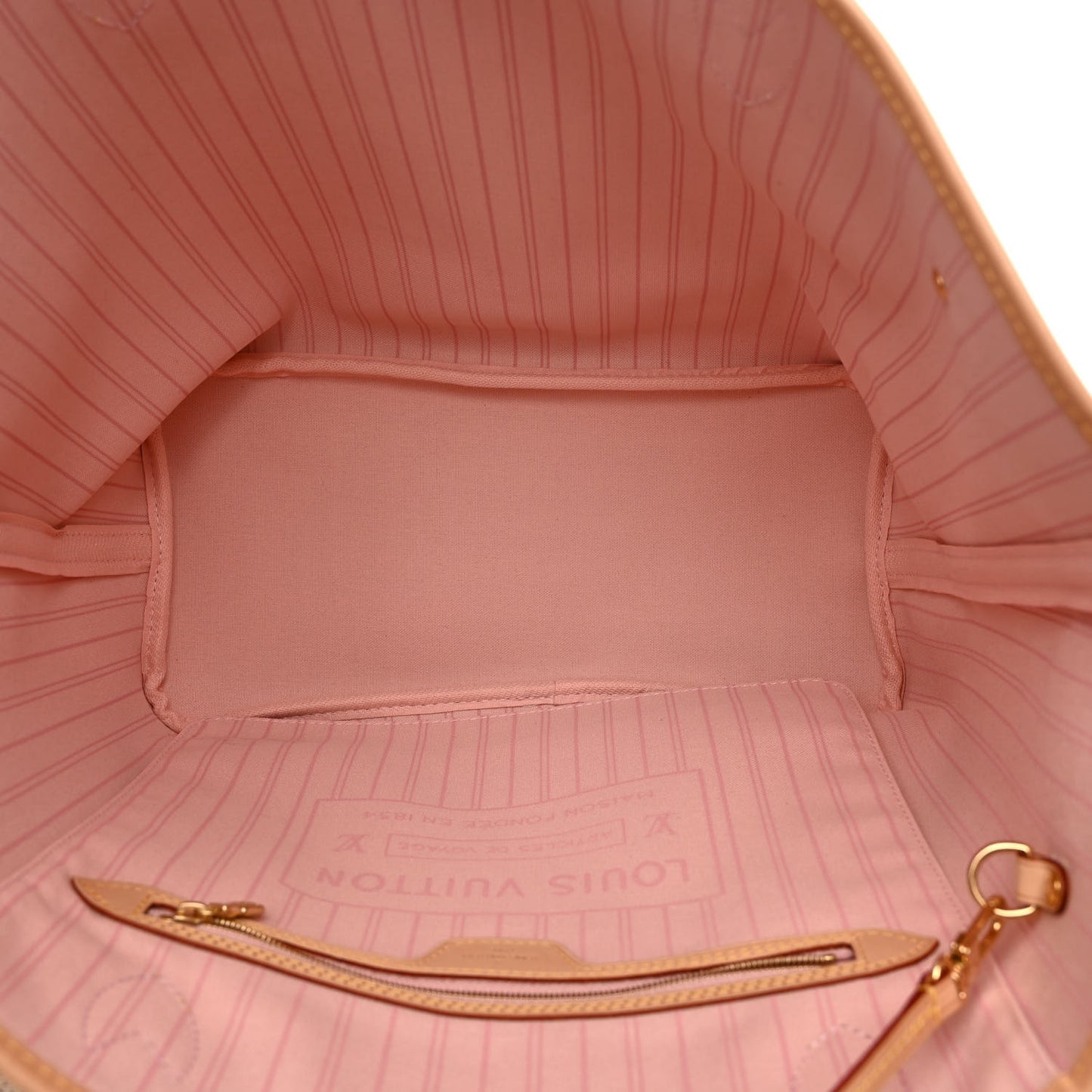 Damier Azur Neo Neverfull MM Rose Ballerine