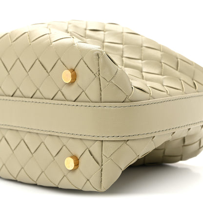 Bottega Veneta Calfskin Nappa Intrecciato Mini Wallace Travertine Travertine 10 of 11