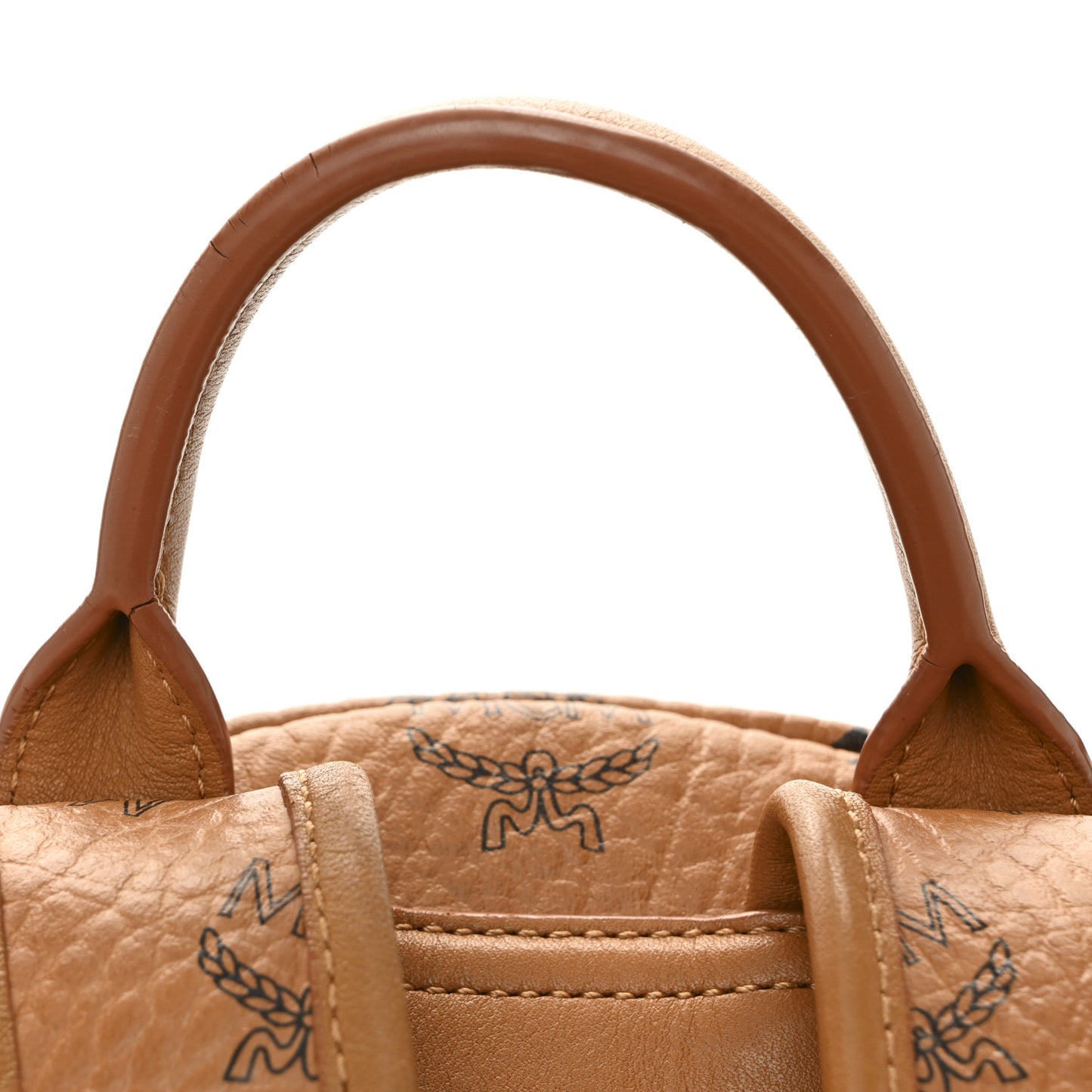 Visetos Studded Small Stark M Backpack Cognac