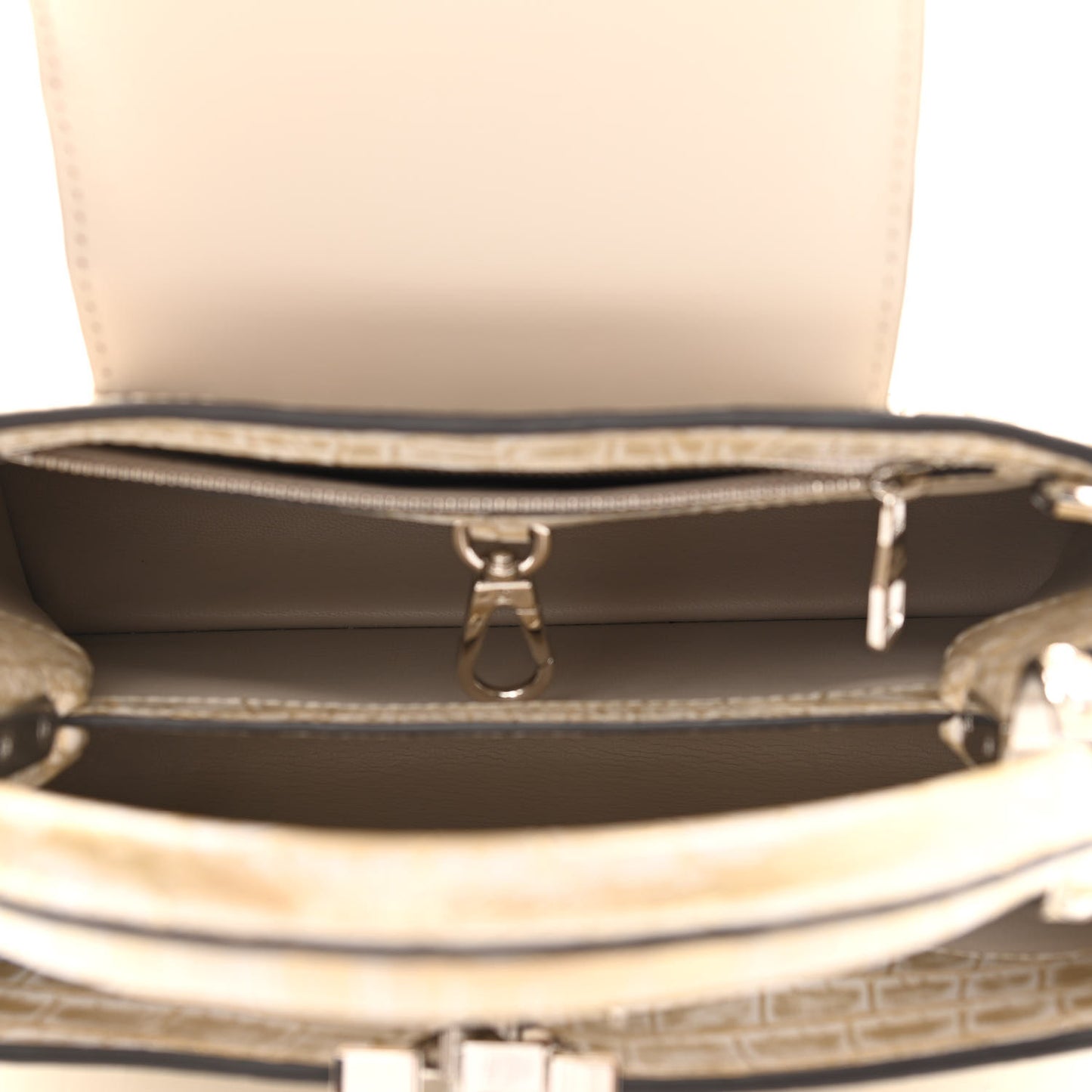 Alligator Capucines BB Mordore Gold