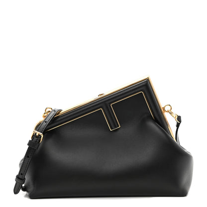 Fendi Shiny Nappa Small Fendi First Black 1 of 8