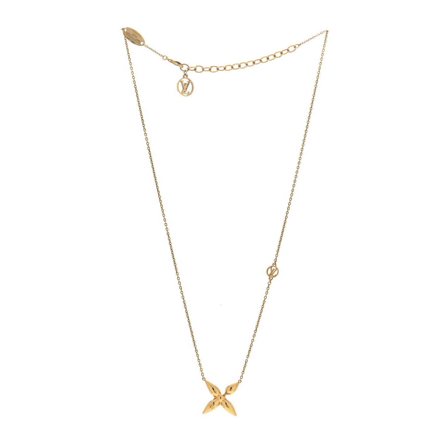 Metal Louisette Necklace Gold