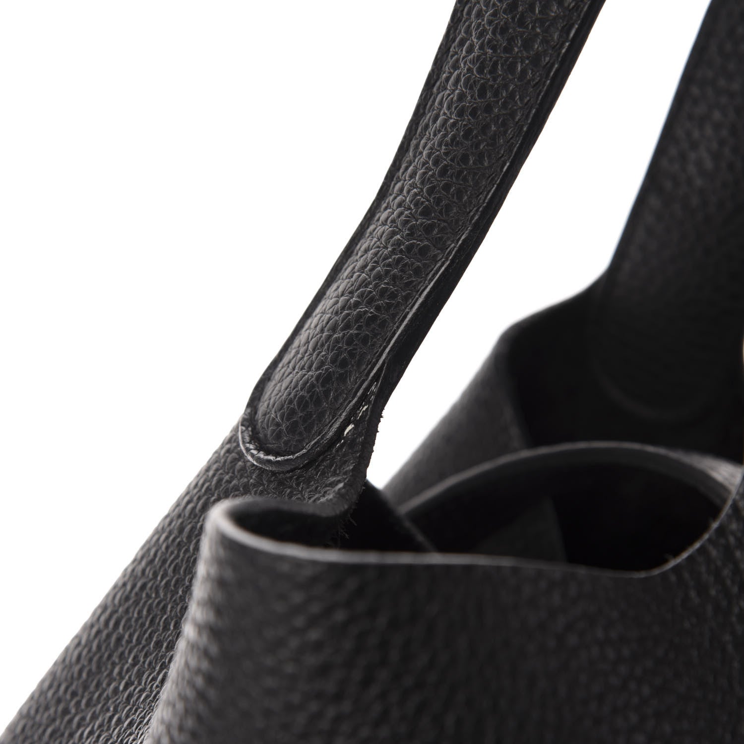 Hermes Taurillon Clemence Picotin Lock 22 MM Black 11 of 12