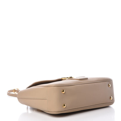 Burberry Trench Calfskin Medium DK88 Top Handle Bag Honey 4 of 9