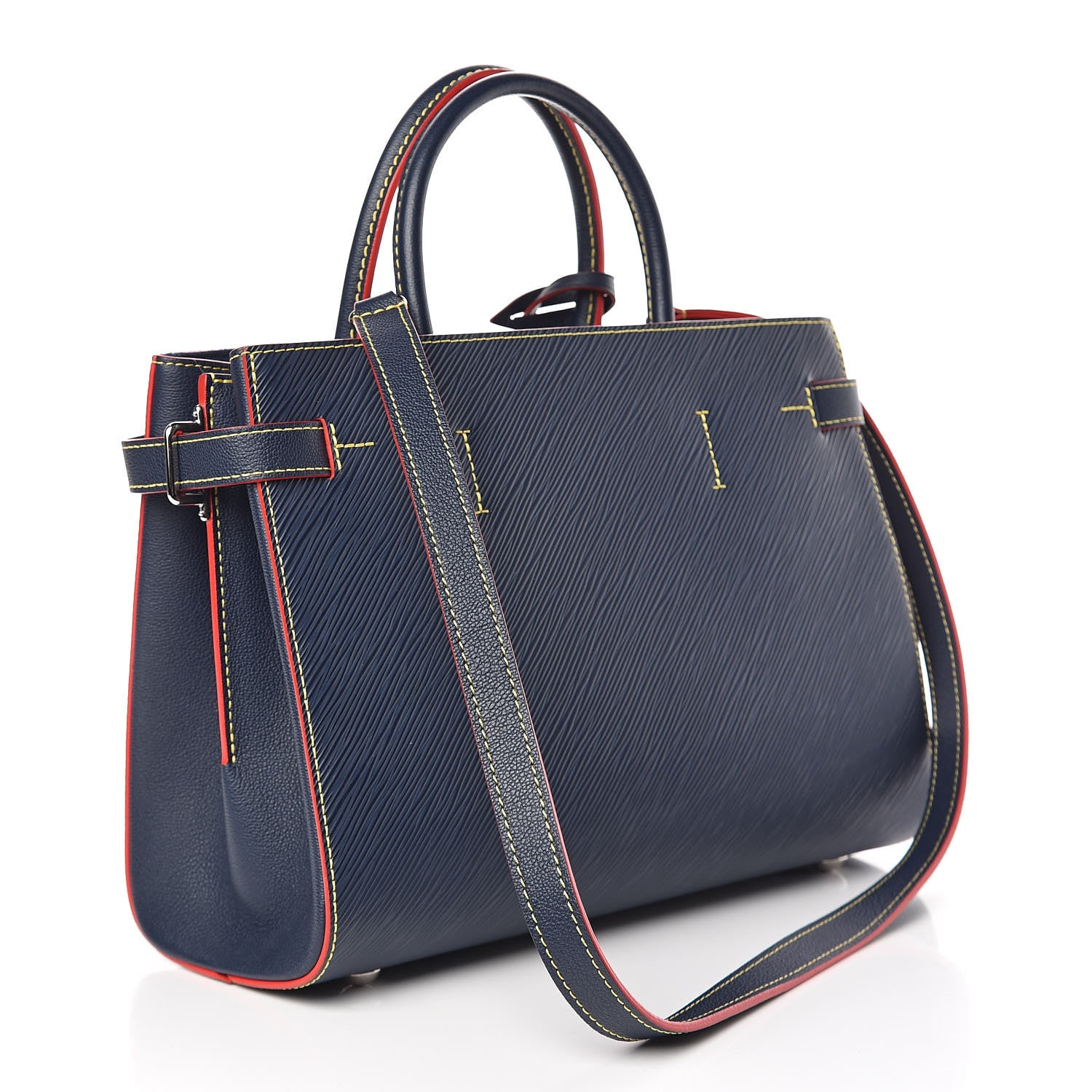 Louis Vuitton Epi Twist Tote Indigo 3 of 9