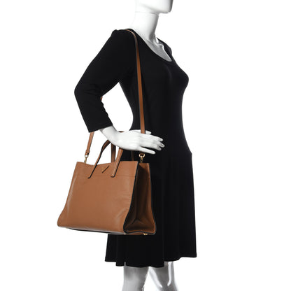 Prada Saffiano Soft Tote Caramel 2 of 8
