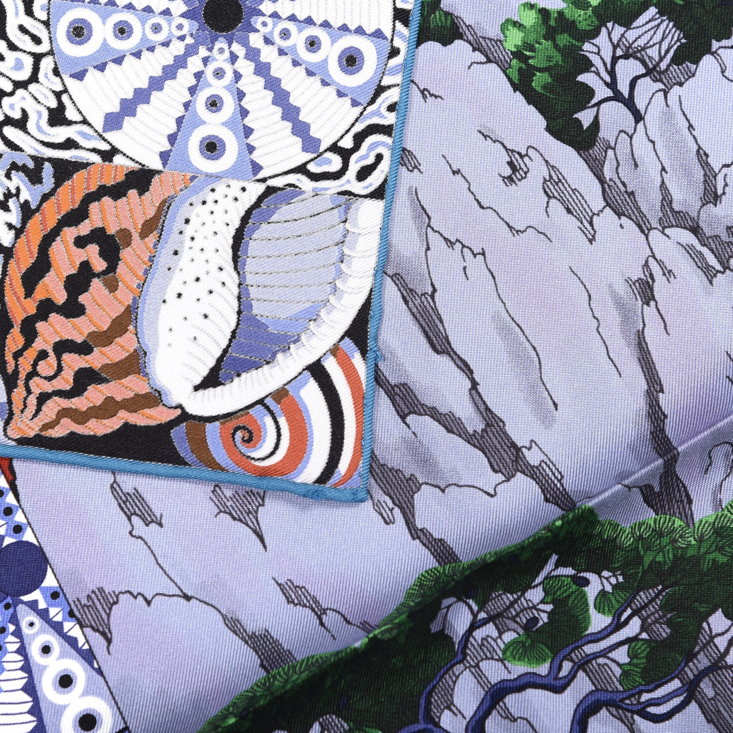 Hermes Silk Sieste Au Paradis Scarf 90 3 of 3