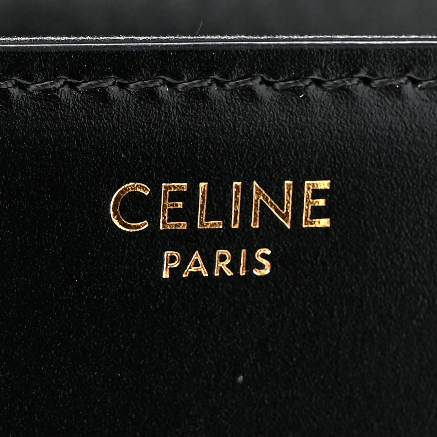 Shiny Calfskin Teen Triomphe Black