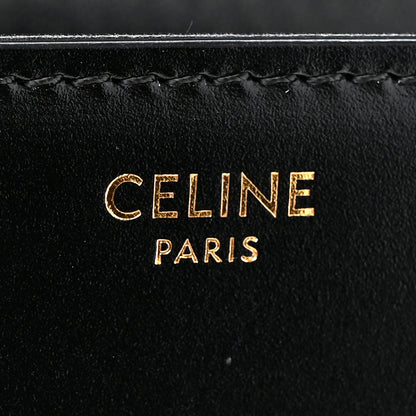 Celine Shiny Calfskin Teen Triomphe Black 6 of 13